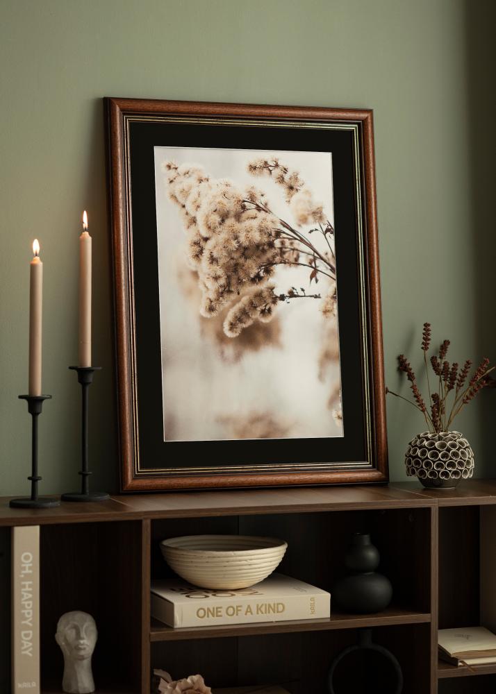 Rám Old Retro 40x50 cm - Pasparta Cierna 27x35 cm