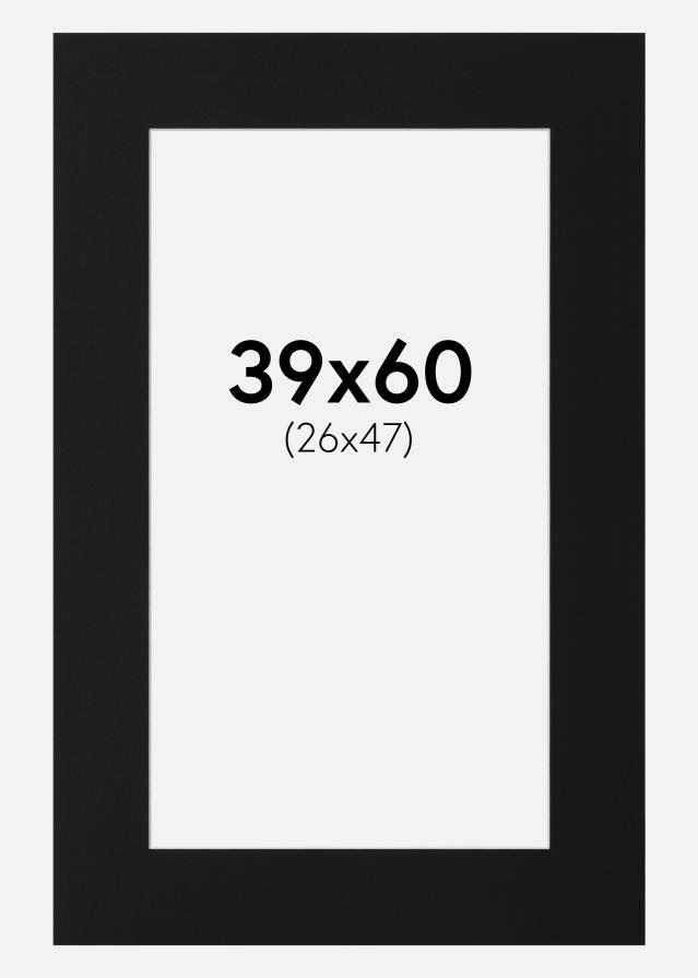 Pasparta Čierny Štandard (Biele Jadro) 39x60 cm (26x47)