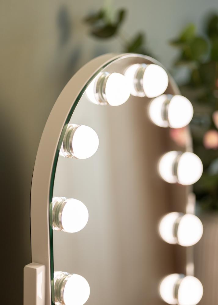 KAILA Kozmetické zrkadlo Hollywood Dome 12 30x41 cm