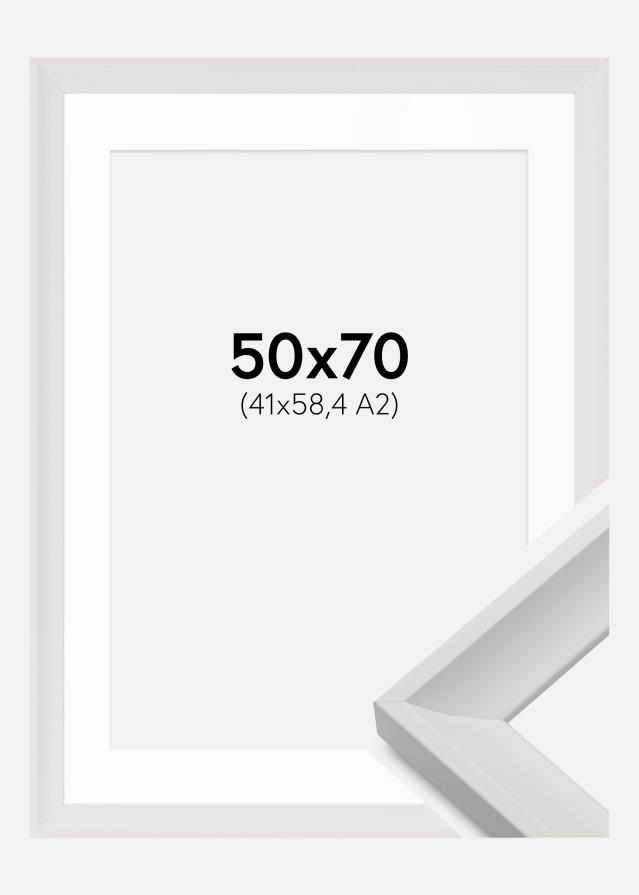 Rám Öjaren Biela 50x70 cm - Pasparta Biela 42x59,4 cm (A2)