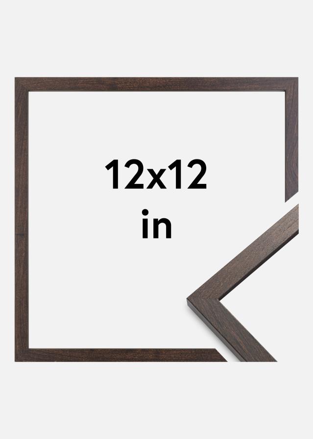 Rám Trendy Akrylové sklo orech 12x12 inches (30,48x30,48 cm)