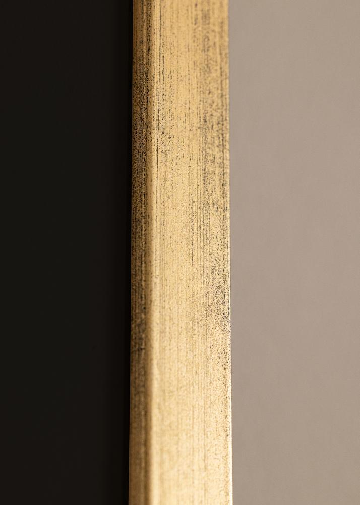 Rám Štýlová Zlatá 18x24 cm - Pasparta Cierna 13x18 cm