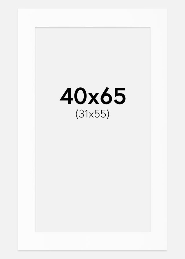 Pasparta Biely Štandard (Biele Jadro) 40x65 cm (31x55)