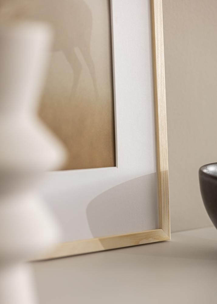 Rám Galant Borovicové drevo 30x30 cm - Pasparta Biela 20x20 cm