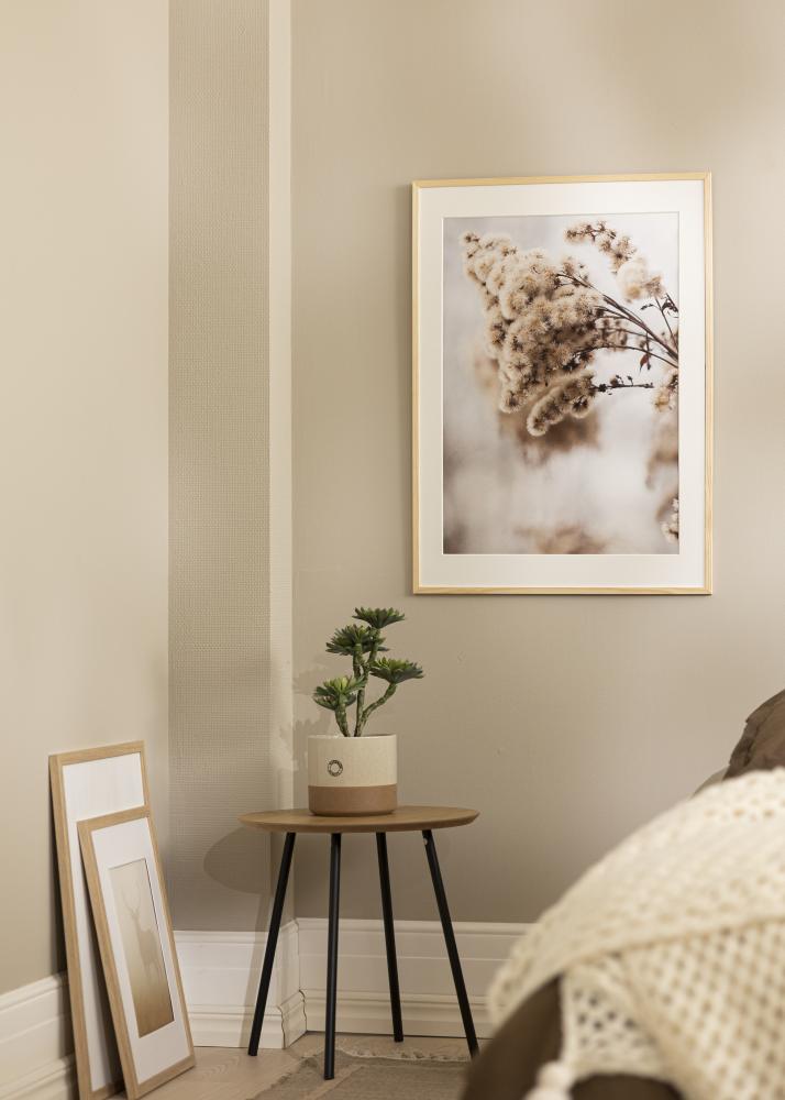 Rám Galant Borovicové drevo 30x30 cm - Pasparta Biela 20x20 cm