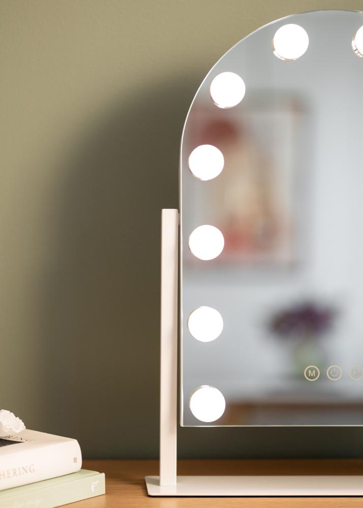 KAILA Kozmetické zrkadlo Hollywood Dome 12 30x41 cm