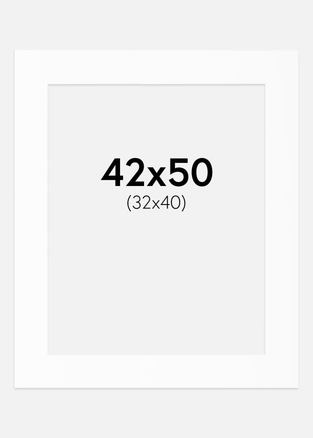 Pasparta Biely Štandard (Biele Jadro) 42x50 cm (32x40)