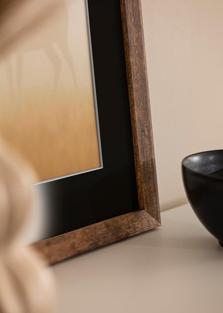 Rám Fiorito Washed Oak 60x80 cm - Pasparta Cierna 50x60 cm