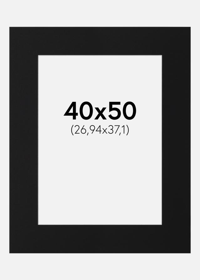 Pasparta Čierny Štandard (Biele Jadro) 40x50 cm (26,94x37,1)