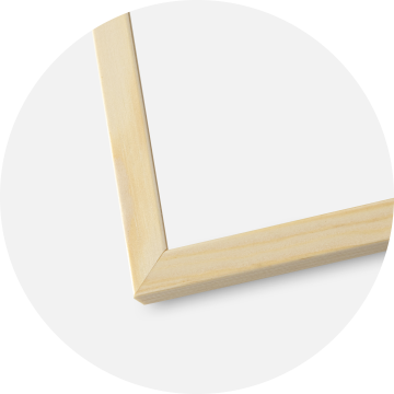 Rám Galant Borovicové drevo 30x30 cm - Pasparta Biela 20x20 cm