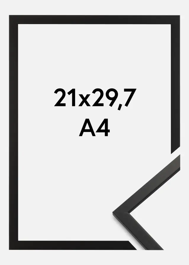 Rám Edsbyn Akrylové sklo Cierna 21x29,7 cm (A4)