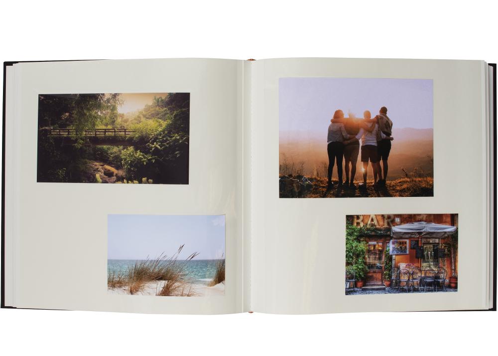 Fun Samolepiaca Cierna - 33x34 cm (50 Biele Strany / 25 listov)