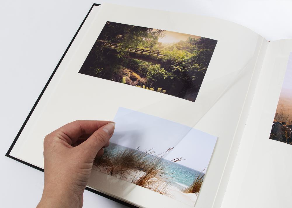 Fun Samolepiaca Cierna - 33x34 cm (50 Biele Strany / 25 listov)