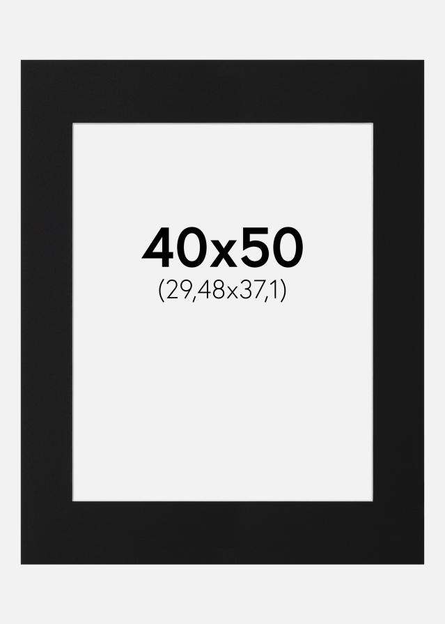 Pasparta Čierny Štandard (Biele Jadro) 40x50 cm (29,48x37,1)