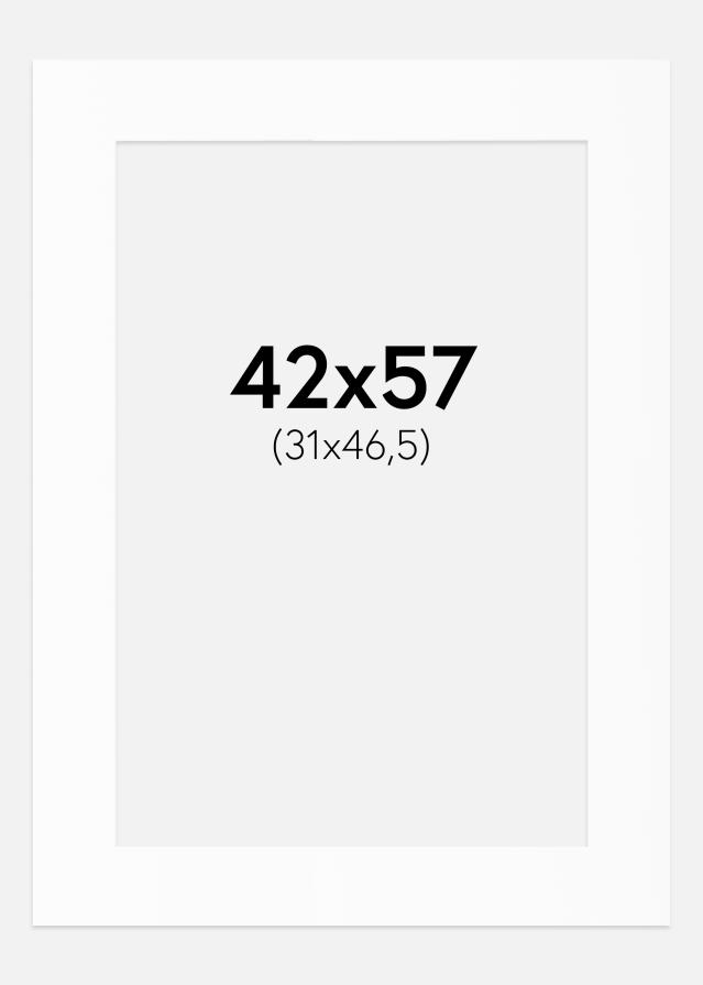 Pasparta Biely Štandard (Biele Jadro) 42x57 cm (31x46,5)