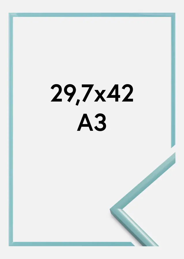 Rám New Lifestyle Akrylové sklo Tyrkysový 29,7x42 cm (A3)