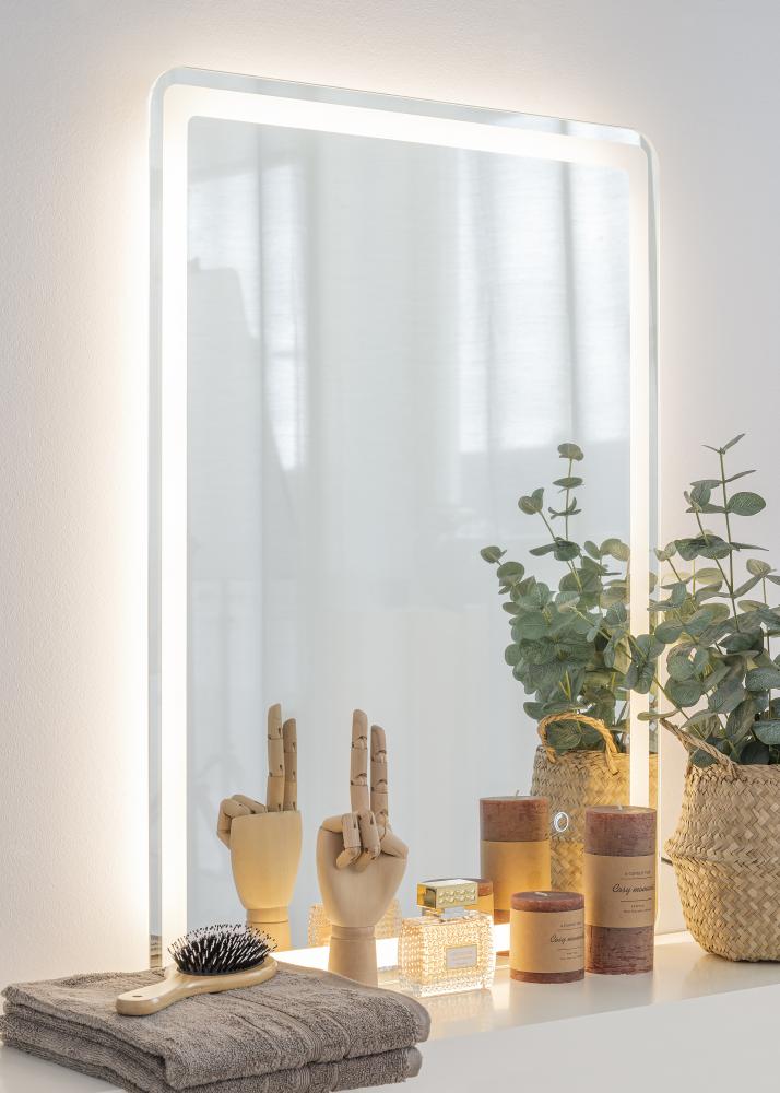 KAILA Zrkadlo Soft Edges II LED 60x80 cm