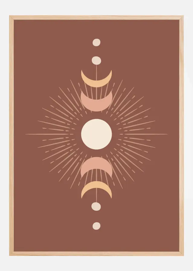 Moonphase No3 Plagát