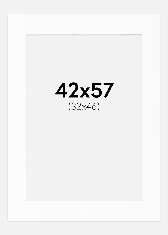 Pasparta Biely Štandard (Biele Jadro) 42x57 cm (32x46)