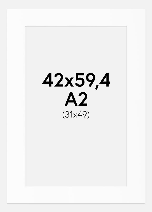 Pasparta Biely Štandard (Biele Jadro) 42x59,4 cm (31x49)