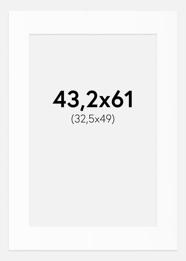 Pasparta Biely Štandard (Biele Jadro) 43,2x61 cm (32,5x49)