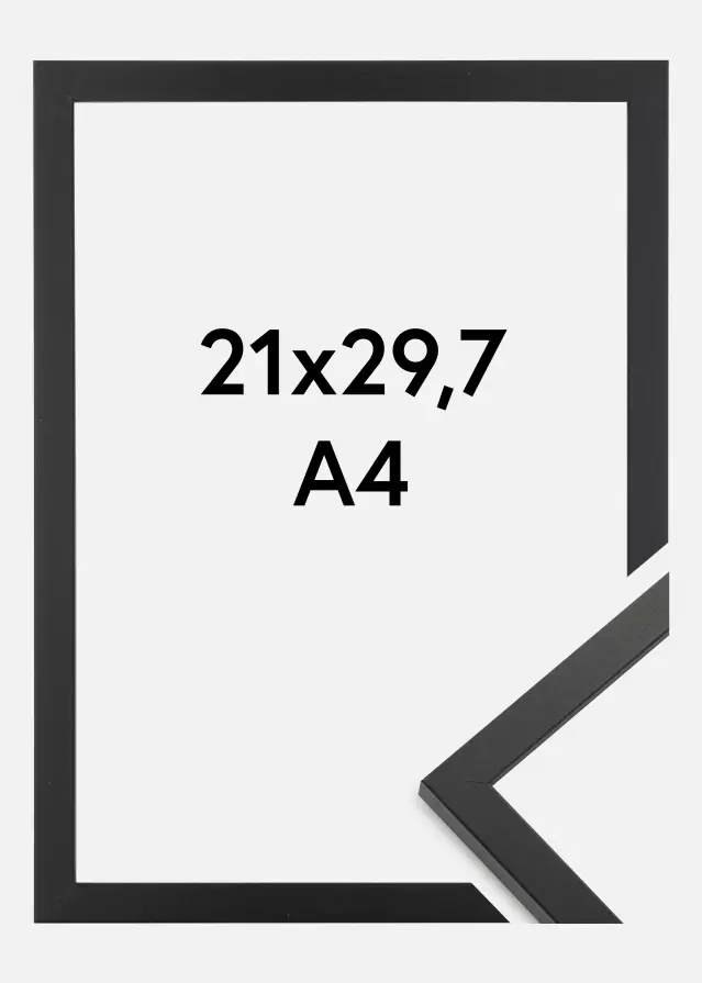 Rám Trendy Akrylové sklo Cierna 21x29,7 cm (A4)