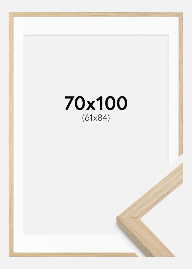 Rám Grimsåker Dub 70x100 cm - Pasparta Biela 62x85 cm