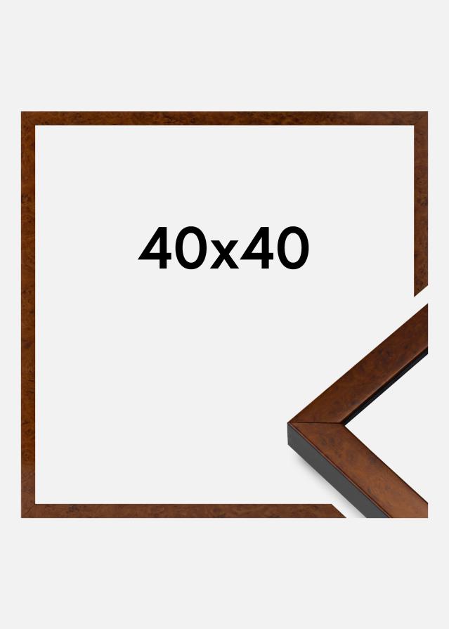 Rám Ares Akrylové sklo Burr Walnut 40x40 cm