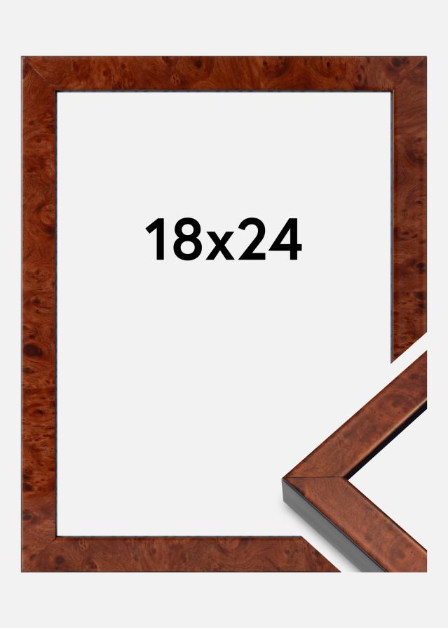 Rám Hermes Akrylové sklo Burr Walnut 18x24 cm