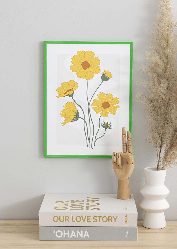 Rám New Lifestyle Grass Green 30x40 cm - Pasparta Cierna 21x29,7 cm (A4)