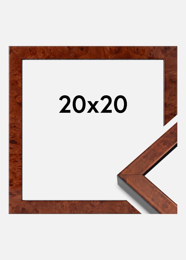 Rám Hermes Akrylové sklo Burr Walnut 20x20 cm