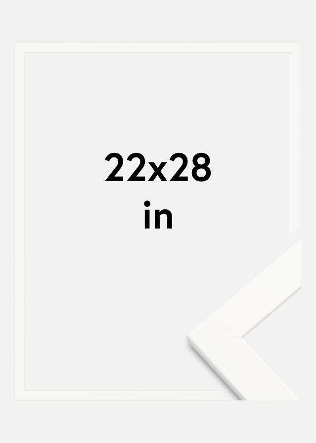 Rám Trendline Akrylové sklo Biela 22x28 inches (55,88x71,12 cm)
