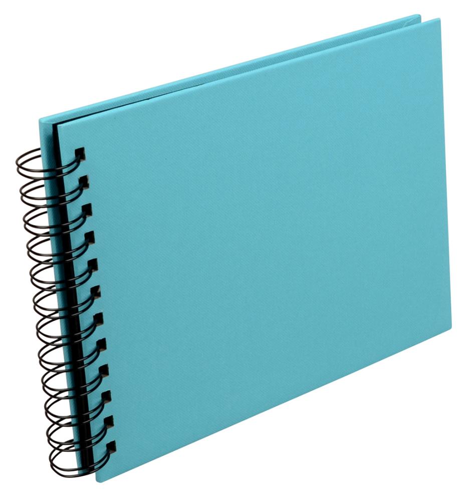 Fun Špirálový album Zelená - 23x17 cm (40 Cierna Strany / 20 listov)