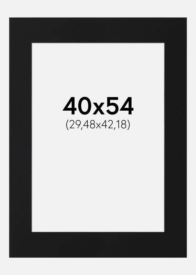 Pasparta Čierny Štandard (Biele Jadro) 40x54 cm (29,48x42,18)