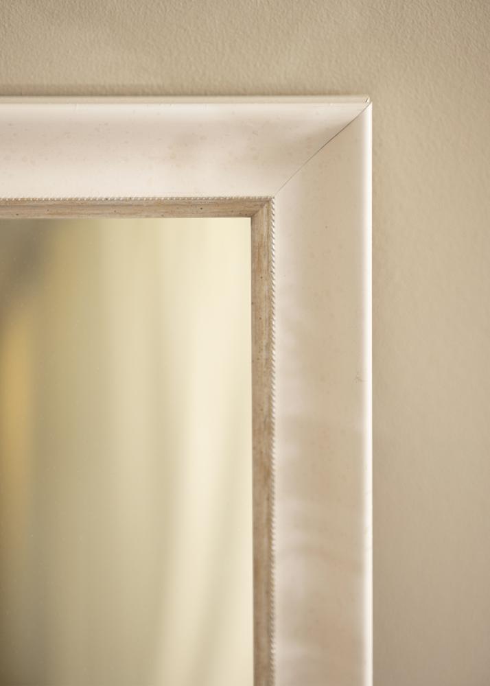 Zrkadlo Åshammar Biela/Strieborná - Vlastný rozmer