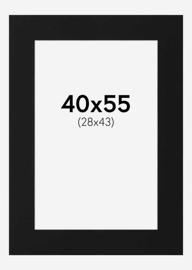 Pasparta Čierny Štandard (Biele Jadro) 40x55 cm (28x43)