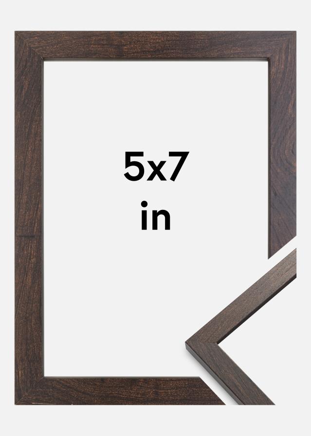 Rám Trendy Akrylové sklo orech 5x7 inches (12,7x17,8 cm)
