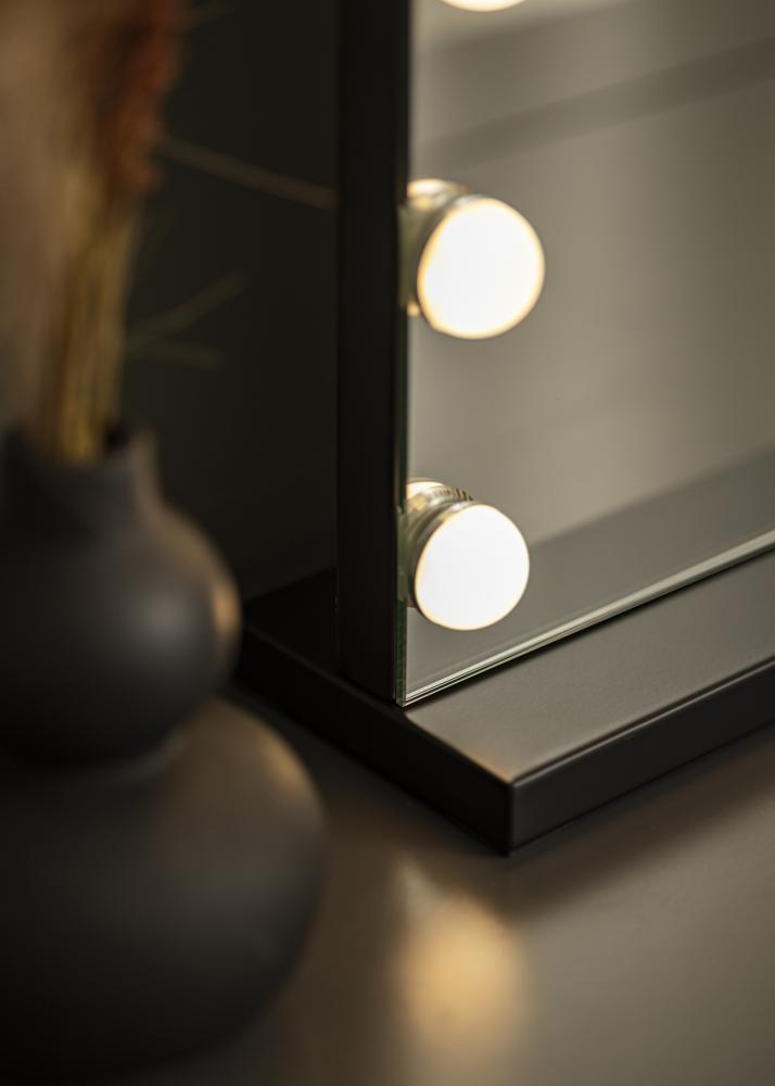 KAILA Kozmetické zrkadlo II Cierna - 50x42 cm