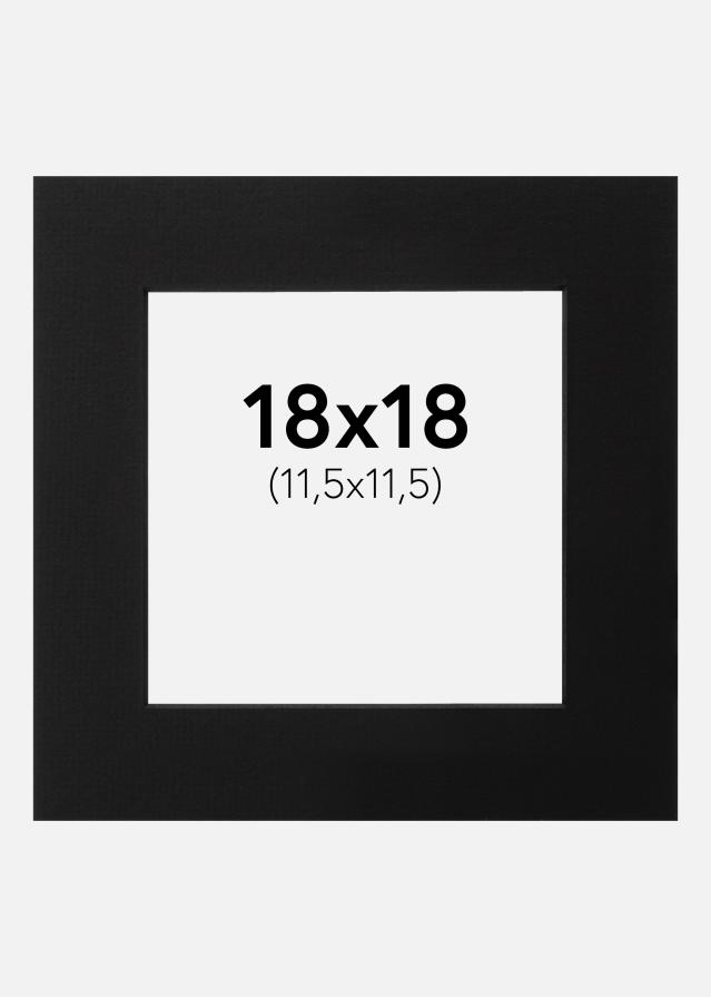 Pasparta Cierna Cierny stred 18x18 cm (11,5x11,5)