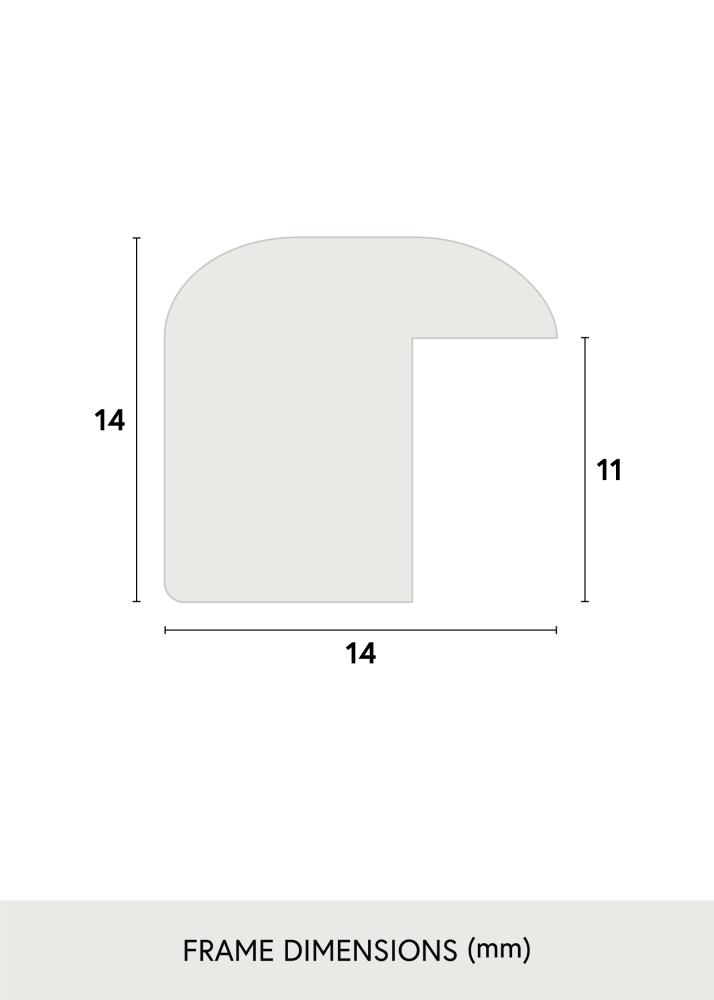 Rám London Cierna - Lubovolný rozmer