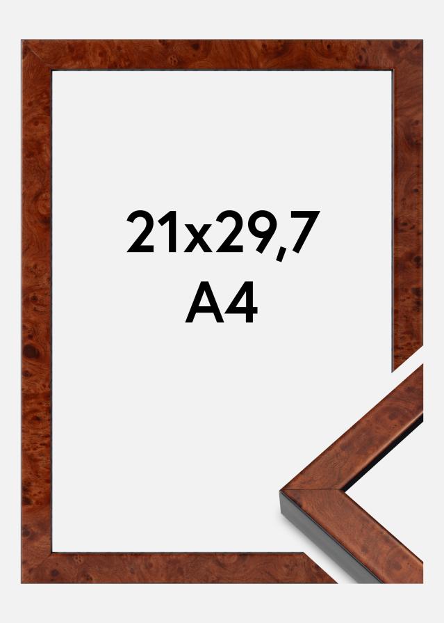 Rám Hermes Akrylové sklo Burr Walnut 21x29,7 cm (A4)