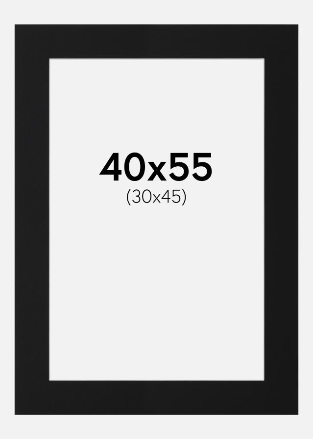 Pasparta Čierny Štandard (Biele Jadro) 40x55 cm (30x45)