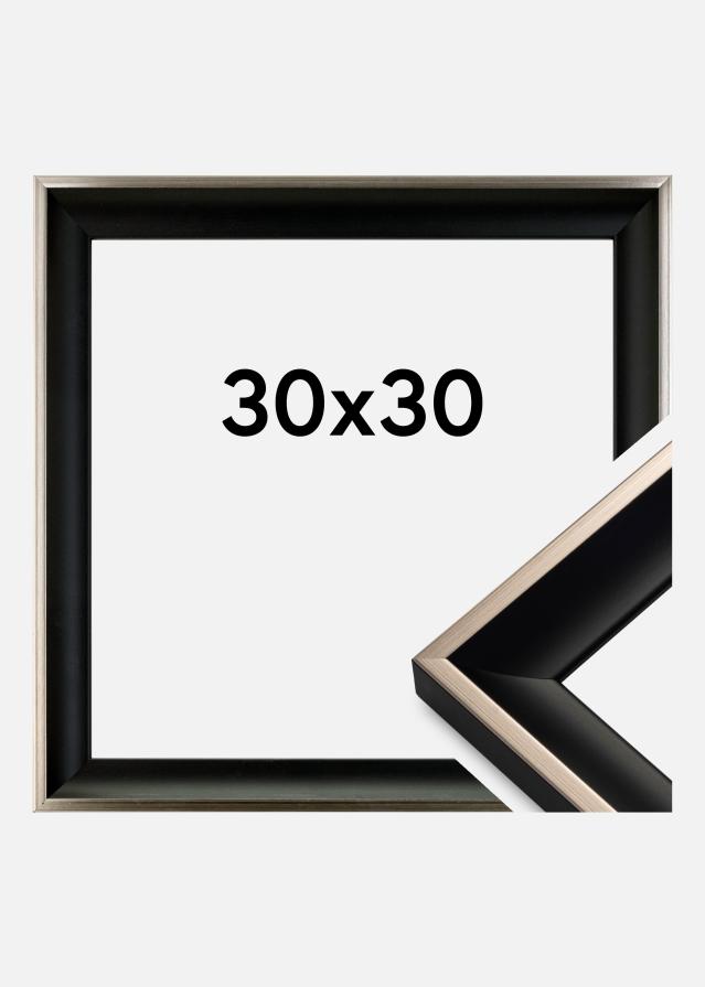 Rám Öjaren Akrylové sklo Cierno-strieborná 30x30 cm