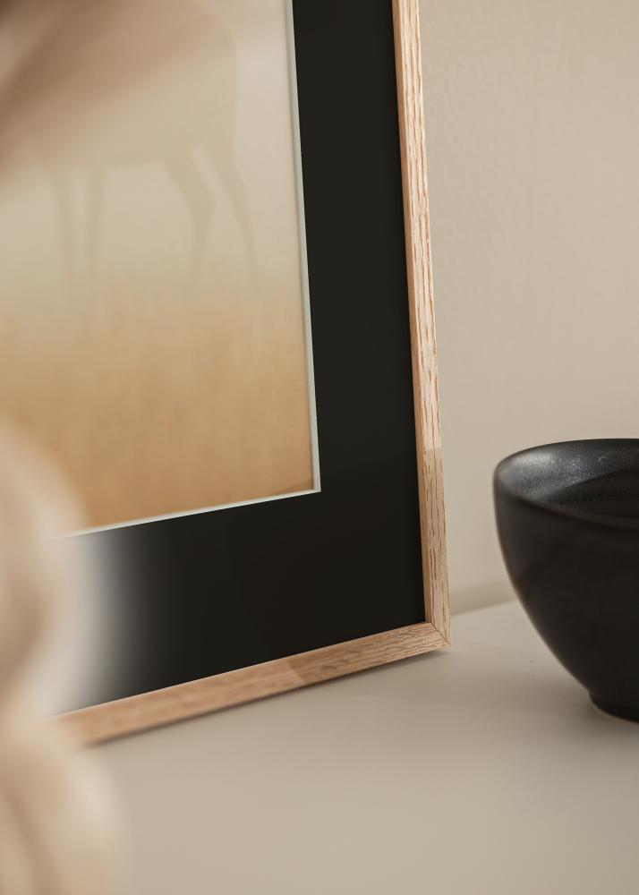 Rám Úzky dub 40x50 cm - Pasparta Cierna 28x35 cm