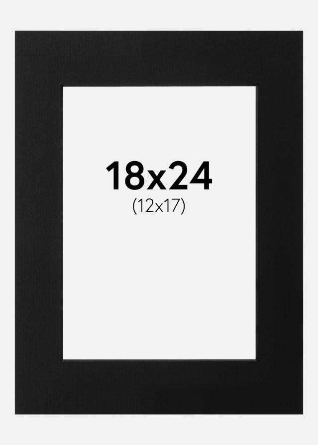 Pasparta Cierna Cierny stred 18x24 cm (12x17)