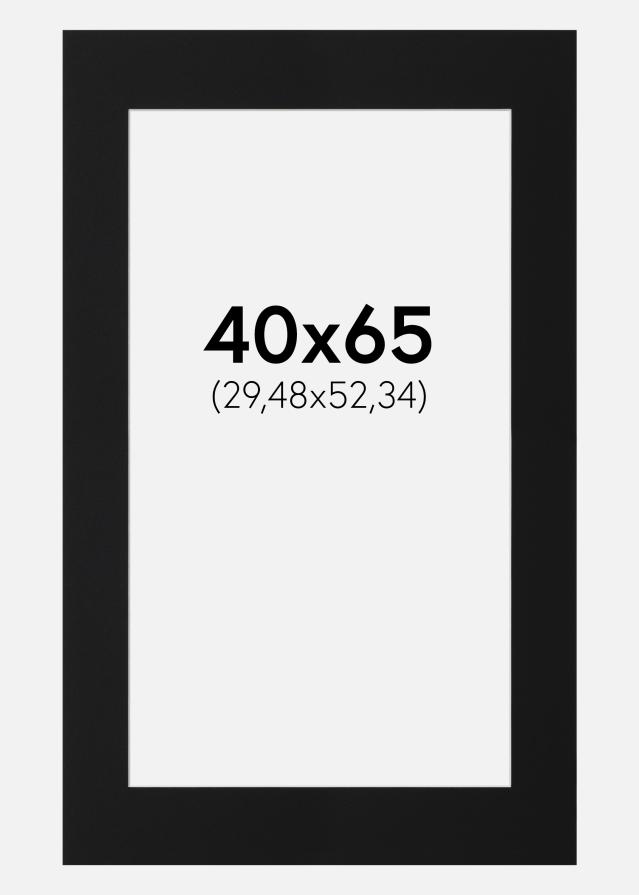 Pasparta Čierny Štandard (Biele Jadro) 40x65 cm (29,48x52,34)