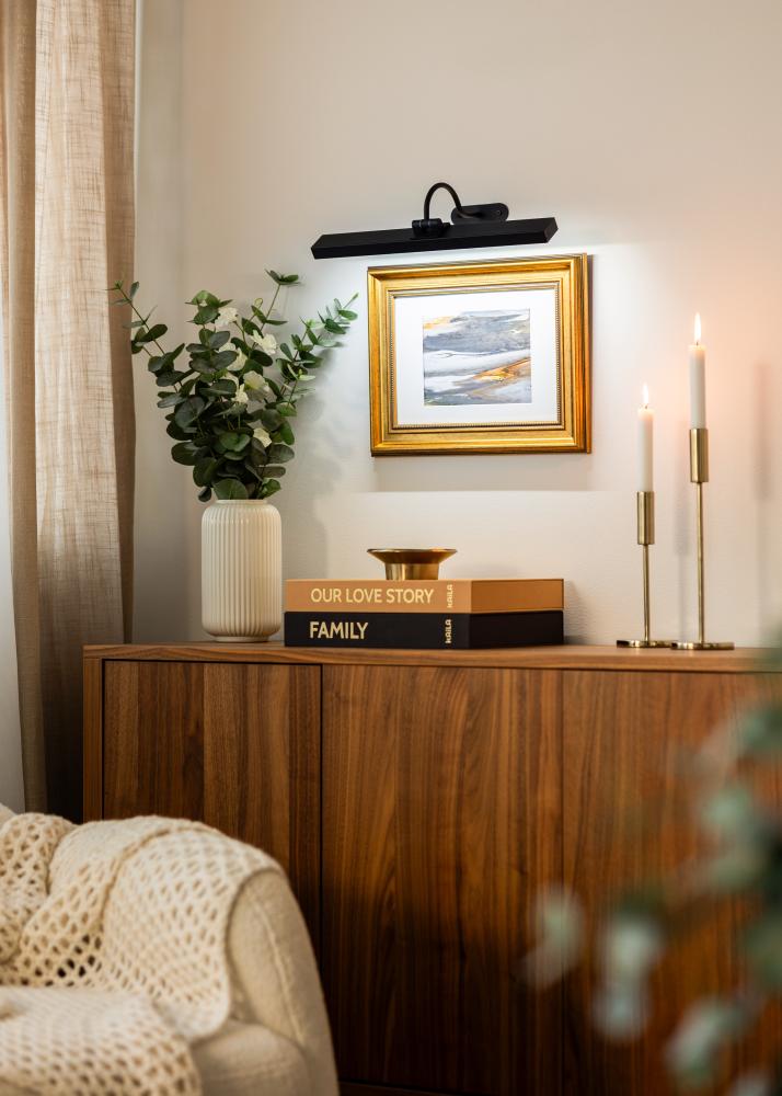 KAILA Flare Batériové osvetlenie obrazu 40 cm - Čierna