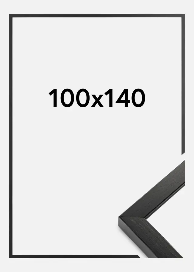 Rám Amanda Box Akrylové sklo Cierna 100x140 cm