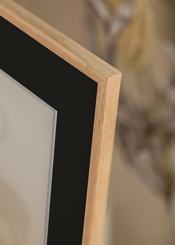 Rám Úzky dub 40x50 cm - Pasparta Cierna 28x35 cm
