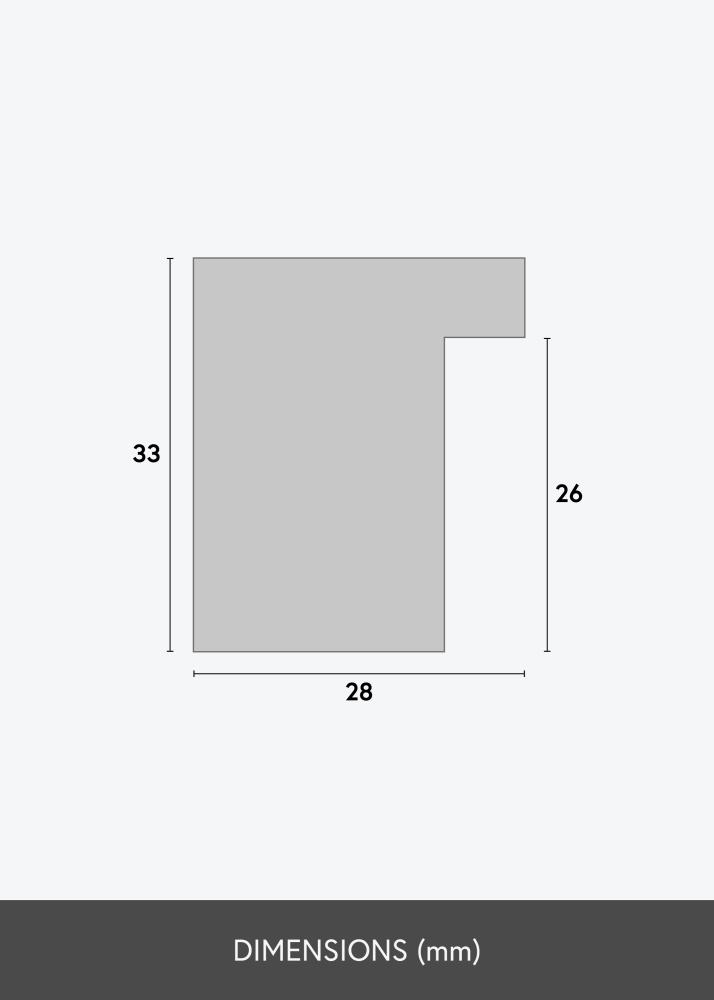 Rám Cotswold Akrylové sklo Sivá 30x30 cm